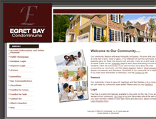 Tablet Screenshot of egretbaycondos.com